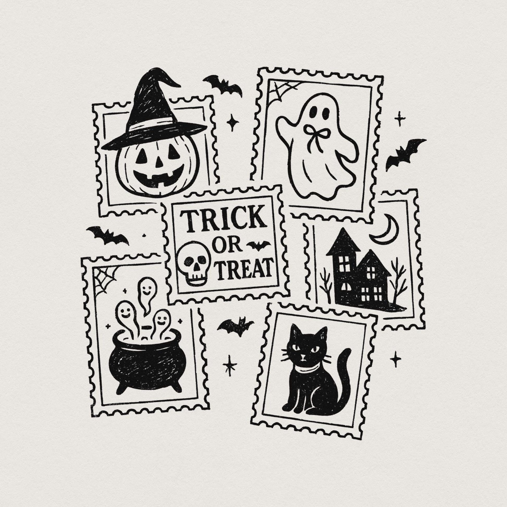 Trick Or Treat PNG, Halloween Digital Download - 300 DPI Design for T-Shirt