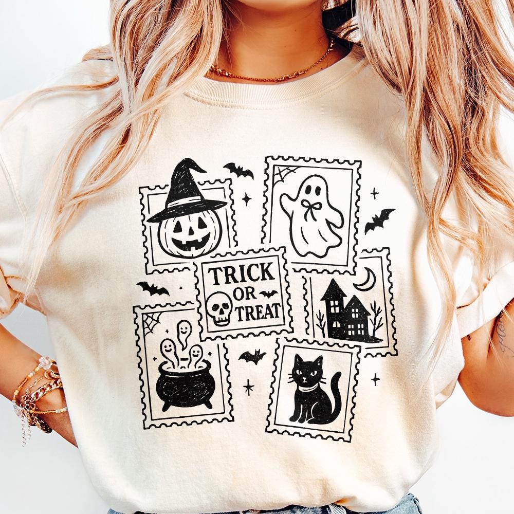 Trick Or Treat PNG, Halloween Digital Download - 300 DPI Design for T-Shirt