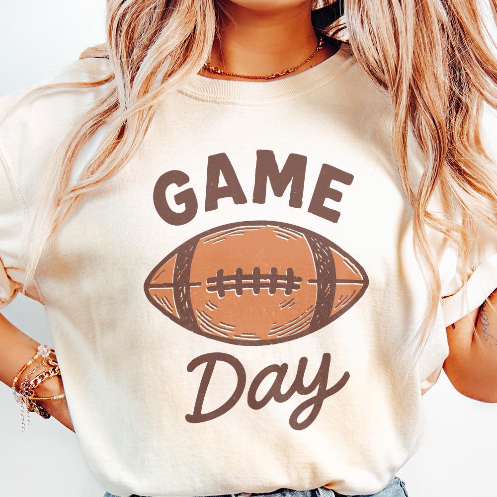 Game Day PNG, Football Digital Download Shirt - 300 DPI Design for T-Shirt