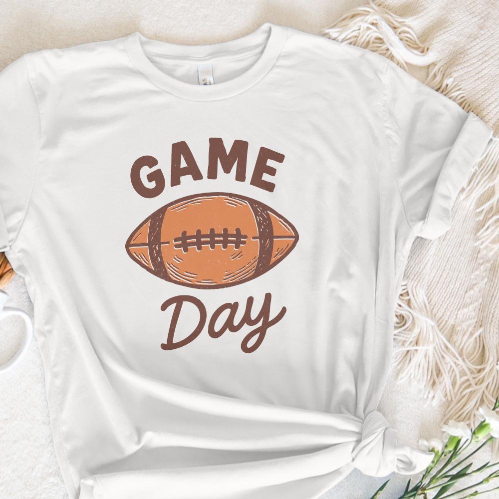 Game Day PNG, Football Digital Download Shirt - 300 DPI Design for T-Shirt