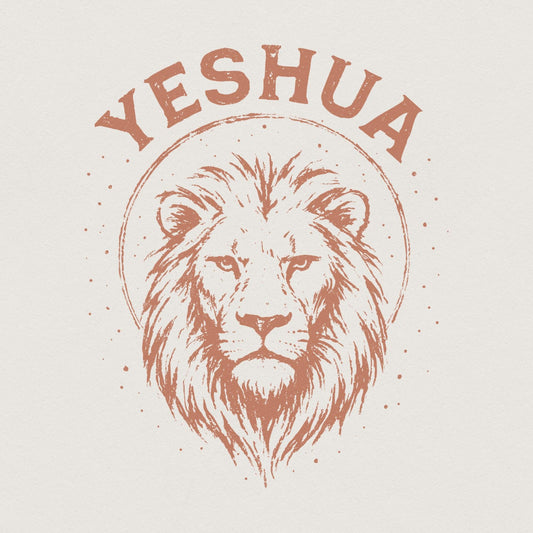 Yeshua PNG, Lion of Judah Digital Download - 300 DPI Design for T-Shirt