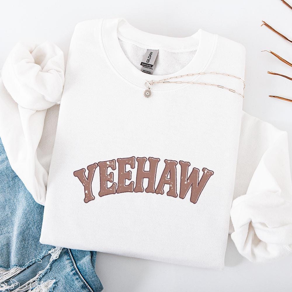 Yeehaw PNG, Western Aesthetic Digital Download - 300 DPI Design for T-Shirt