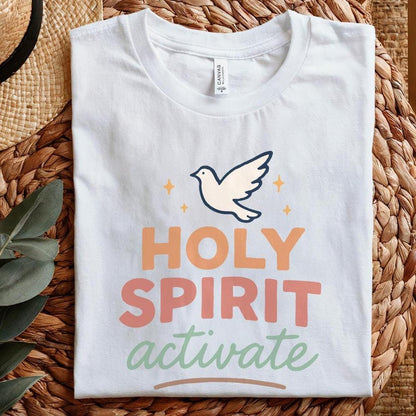 Holy Spirit Activate PNG, Christian Digital Download - 300 DPI Design for