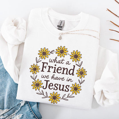 What A Friend We Have In Jesus PNG, Christian Shirt Design - 300 DPI