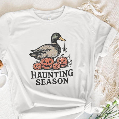 Haunting Season PNG, Duck Halloween Shirt - 300 DPI Design for T-Shirt