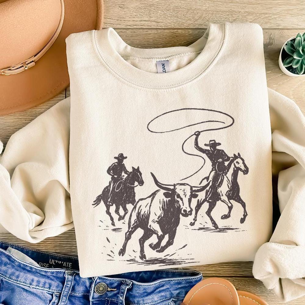 Digital Download Rodeo Cowboy PNG, Western Bull Riding Clipart - 300 DPI