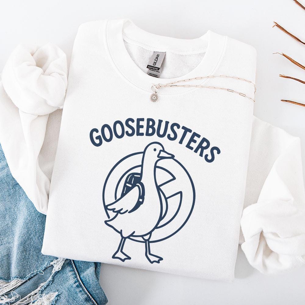 Goosebusters PNG, Funny Goose Digital Download - 300 DPI Design for T-Shirt