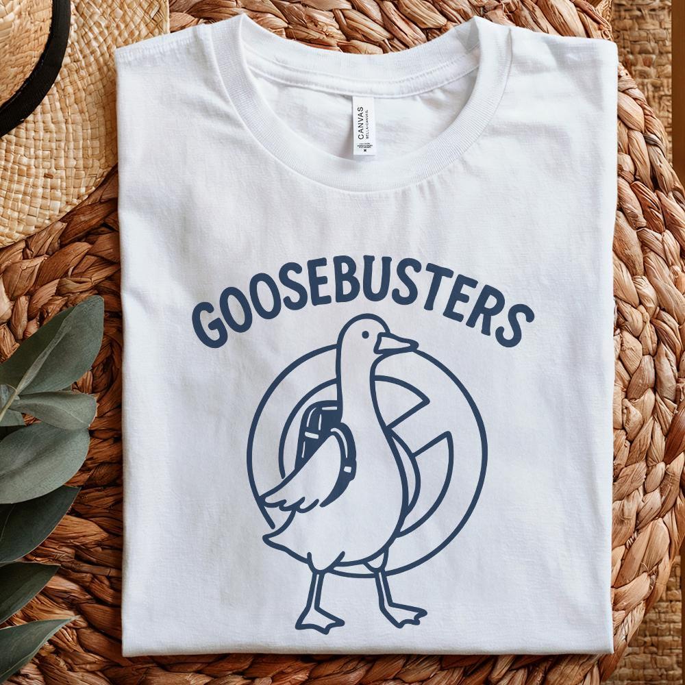 Goosebusters PNG, Funny Goose Digital Download - 300 DPI Design for T-Shirt