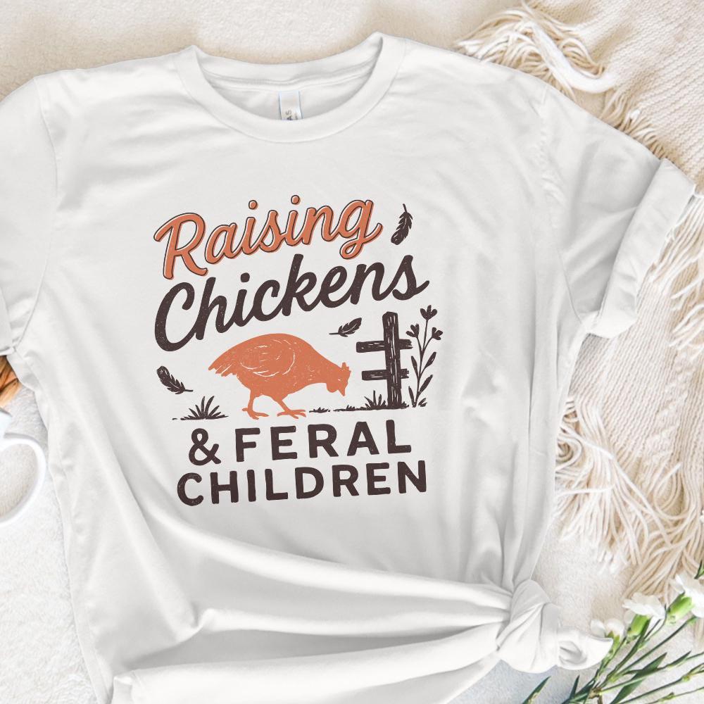 Raising Chickens & Feral Children PNG, Homestead Digital Download - 300