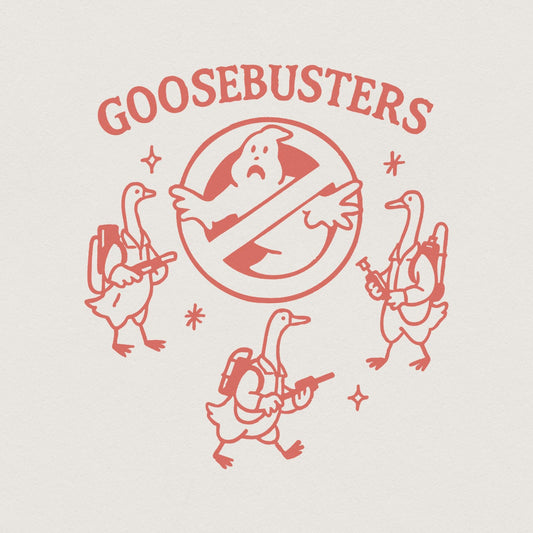 Goosebusters PNG T-Shirt Design, Funny Goose Digital Download - 300 DPI