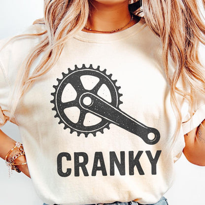 Cranky PNG, Funny Cycling Shirt PNG - 300 DPI Design for T-Shirt