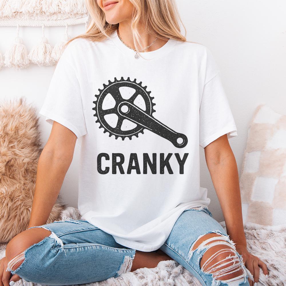 Cranky PNG, Funny Cycling Shirt PNG - 300 DPI Design for T-Shirt