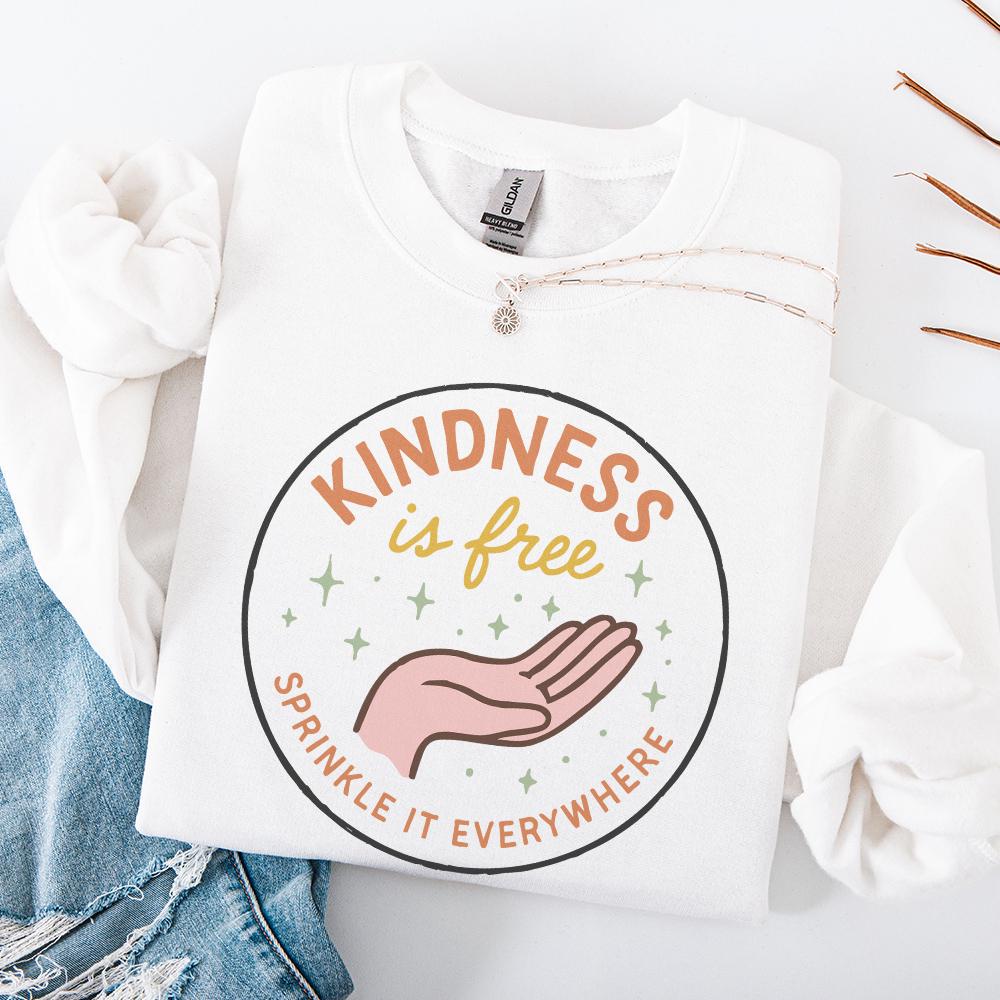 Kindness Is Free PNG, Sprinkle It Everywhere - 300 DPI Design for T-Shirt