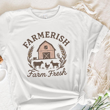 Farmerish Farm Fresh PNG, Barn Animal Digital Download - 300 DPI Design