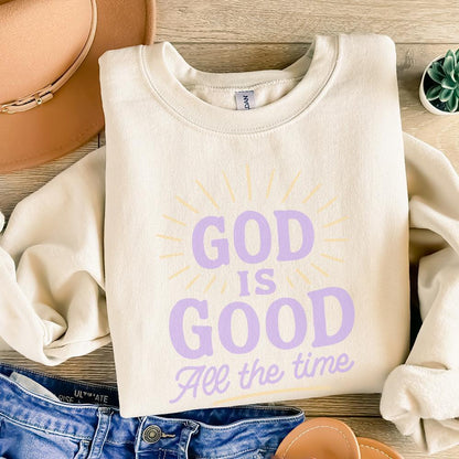 God Is Good All The Time PNG, Christian Quote Shirt - 300 DPI Design for