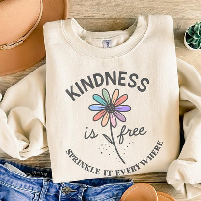 Kindness Is Free PNG, Sprinkle It Everywhere T-Shirt Design - 300 DPI