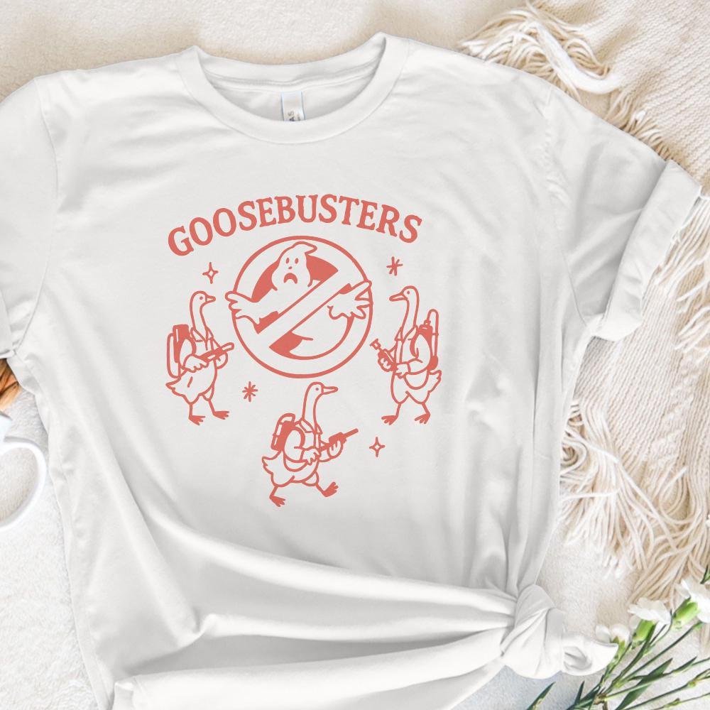 Goosebusters PNG T-Shirt Design, Funny Goose Digital Download - 300 DPI