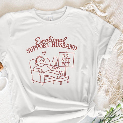 Emotional Support Husband PNG, Do Not Pet Funny Shirt Design - 300 DPI