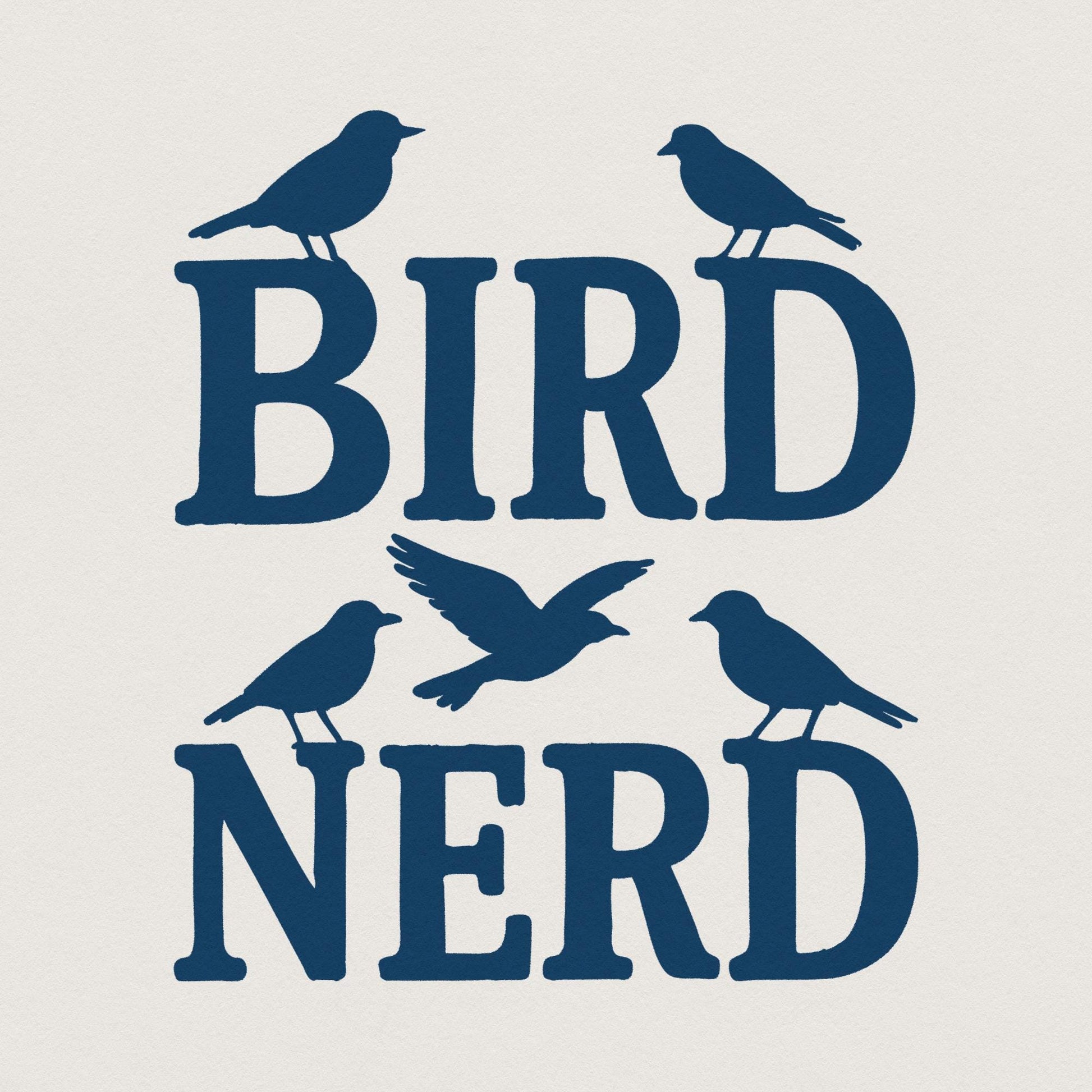 Bird Nerd PNG, Funny Bird Lover Shirt - 300 DPI Design for T-Shirt