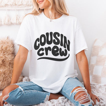 Cousin Crew PNG Shirt, Family Reunion PNG - 300 DPI Design for T-Shirt