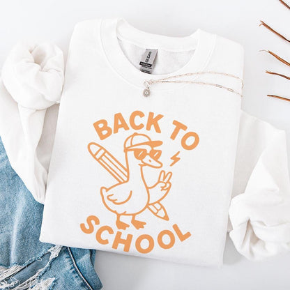 Back To School PNG, Cool Duck Shirt - 300 DPI Design for T-Shirt