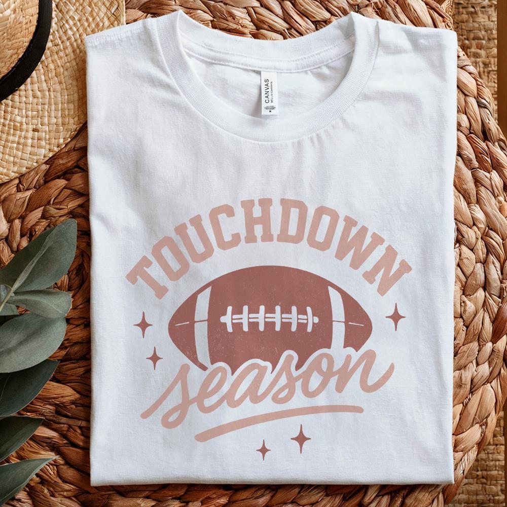Touchdown Season PNG, Football Mom PNG - 300 DPI Design for T-Shirt