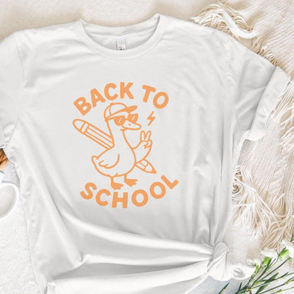 Back To School PNG, Cool Duck Shirt - 300 DPI Design for T-Shirt