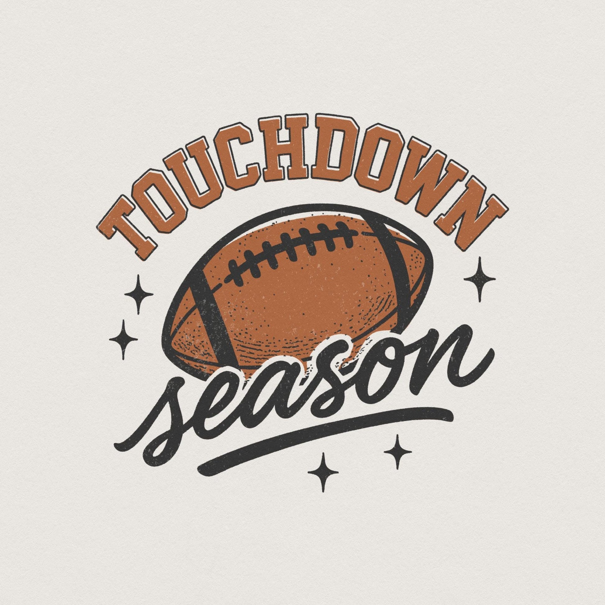 Touchdown Season PNG, Football Mom PNG - 300 DPI Design for T-Shirt