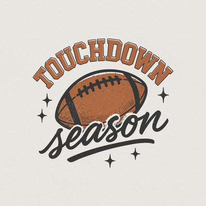 Touchdown Season PNG, Football Mom PNG - 300 DPI Design for T-Shirt