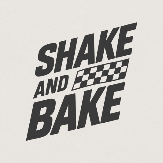 Shake And Bake PNG, Racing Checkered Flag - 300 DPI Design for T-Shirt