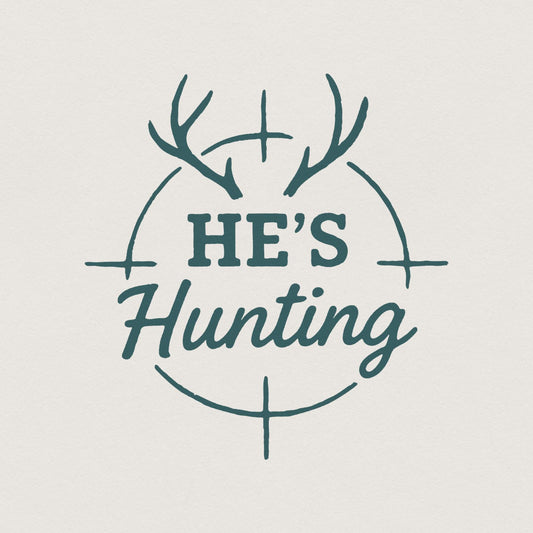 He’s Hunting PNG, Hunting Shirt PNG - 300 DPI Design for T-Shirt