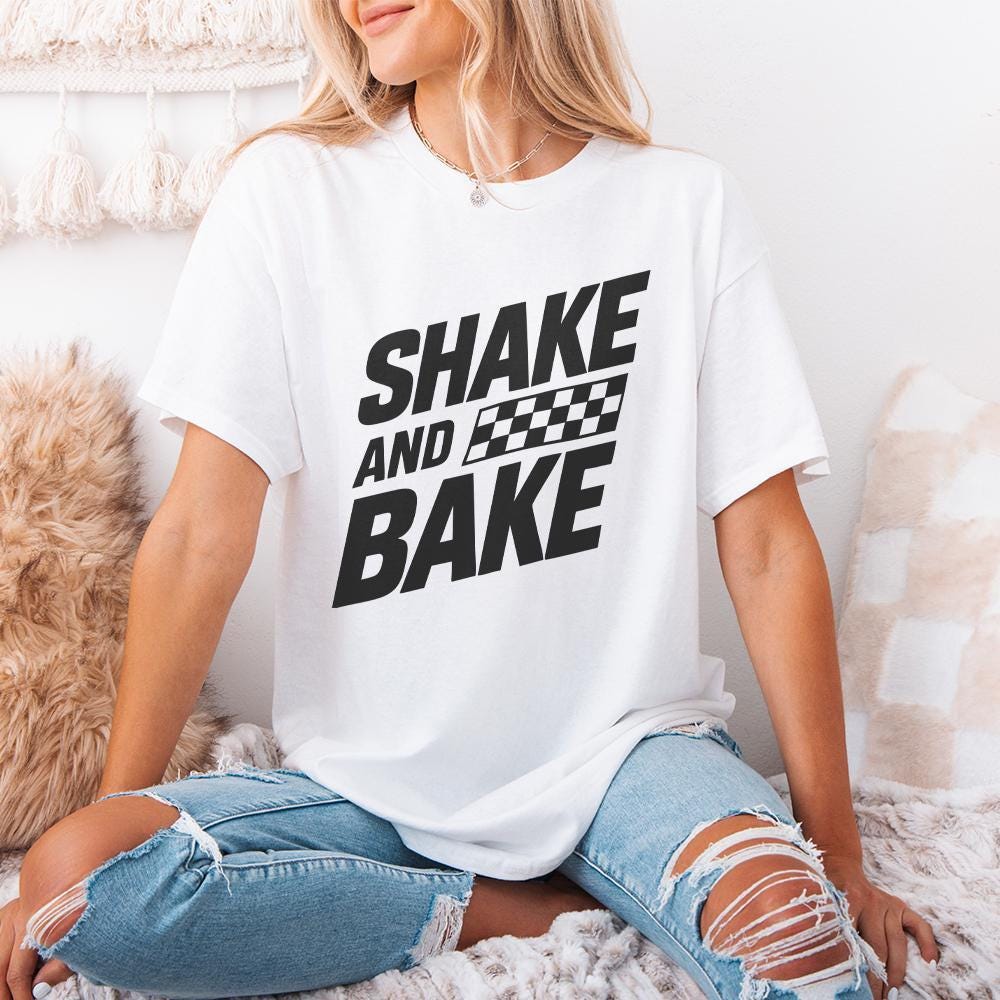 Shake And Bake PNG, Racing Checkered Flag - 300 DPI Design for T-Shirt