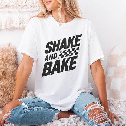 Shake And Bake PNG, Racing Checkered Flag - 300 DPI Design for T-Shirt