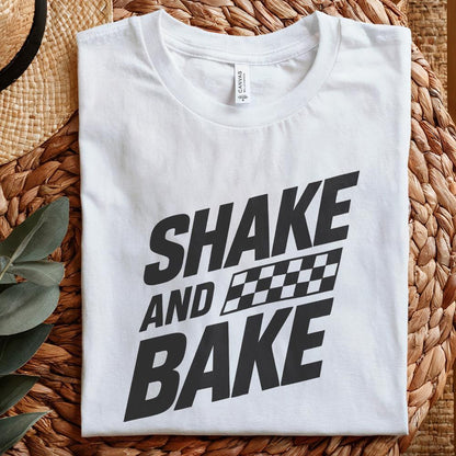 Shake And Bake PNG, Racing Checkered Flag - 300 DPI Design for T-Shirt