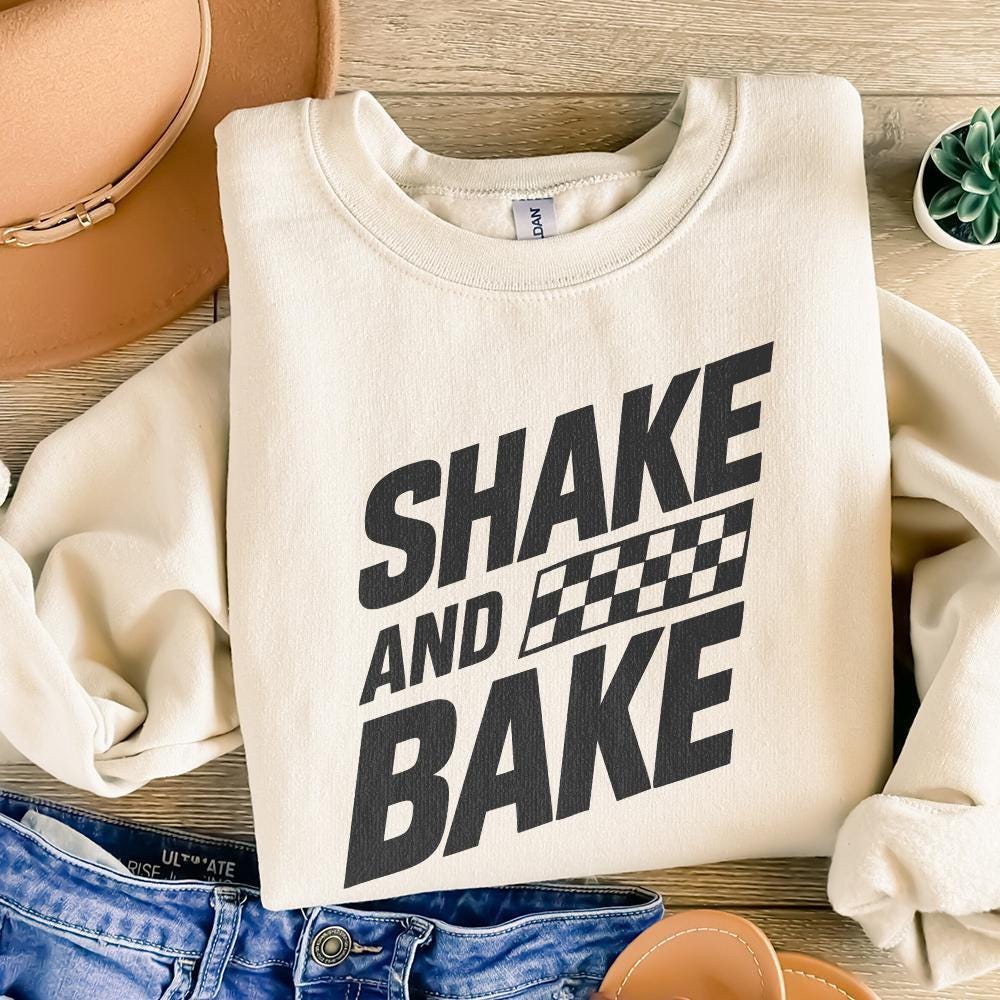 Shake And Bake PNG, Racing Checkered Flag - 300 DPI Design for T-Shirt