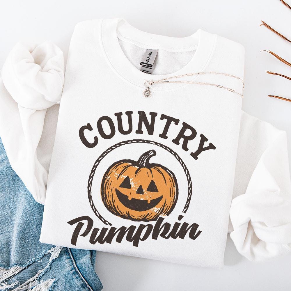 Country Pumpkin PNG, Country Pumpkin Shirt - 300 DPI Design for T-Shirt