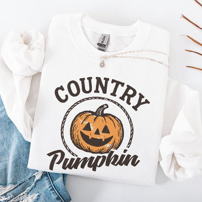 Country Pumpkin PNG, Country Pumpkin Shirt - 300 DPI Design for T-Shirt