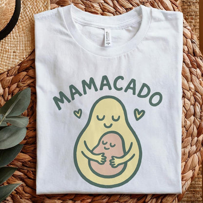 Mamacado PNG, Cute Avocado Mom and Baby Digital Download - 300 DPI Design