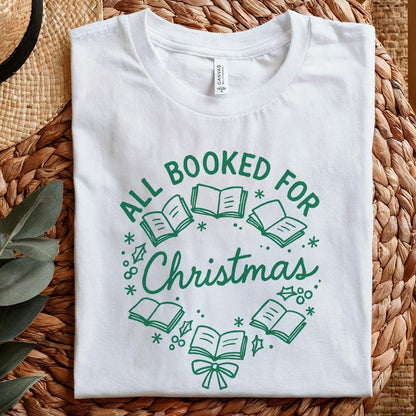 All Booked For Christmas PNG, Christmas Books PNG - 300 DPI Design for