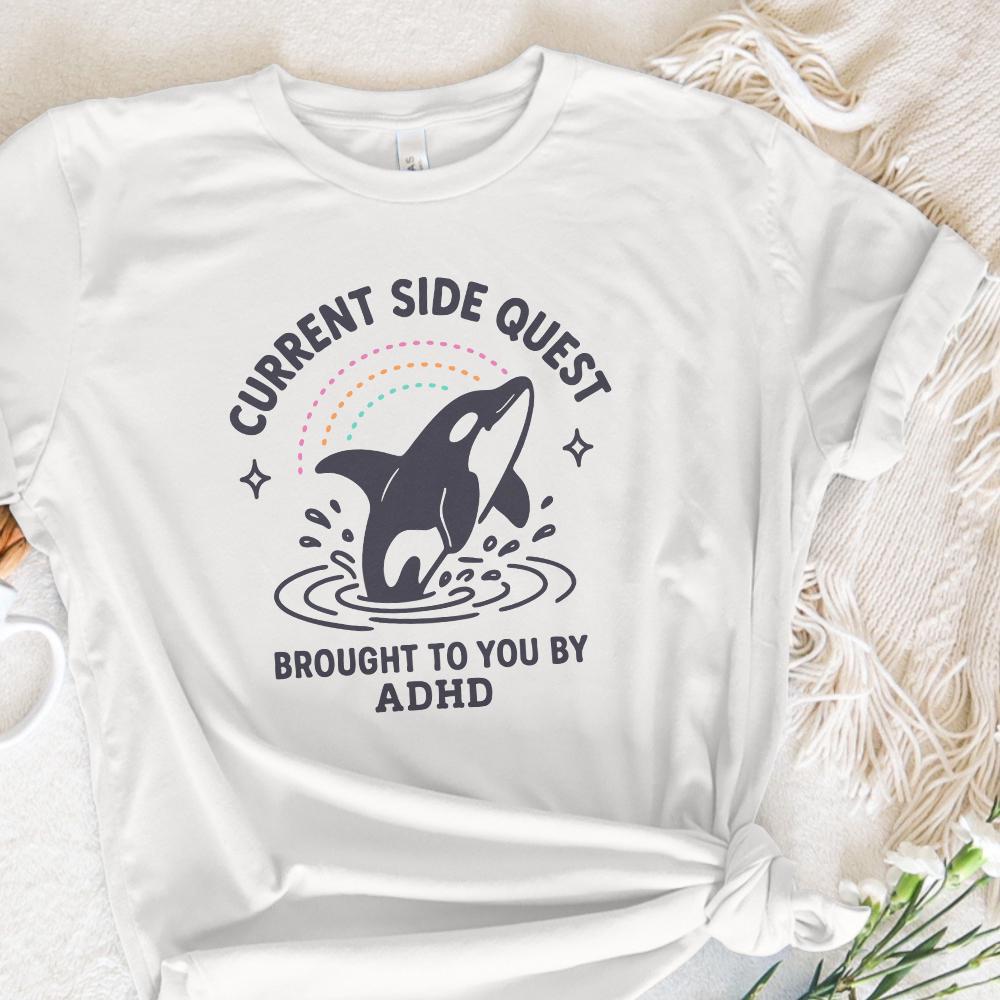 Current Side Quest Brought To You By ADHD PNG, Mental Health Digital