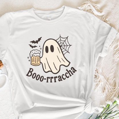 Booo-Rrraccha Ghost Beer Halloween PNG, Spooky Party Digital Artwork -