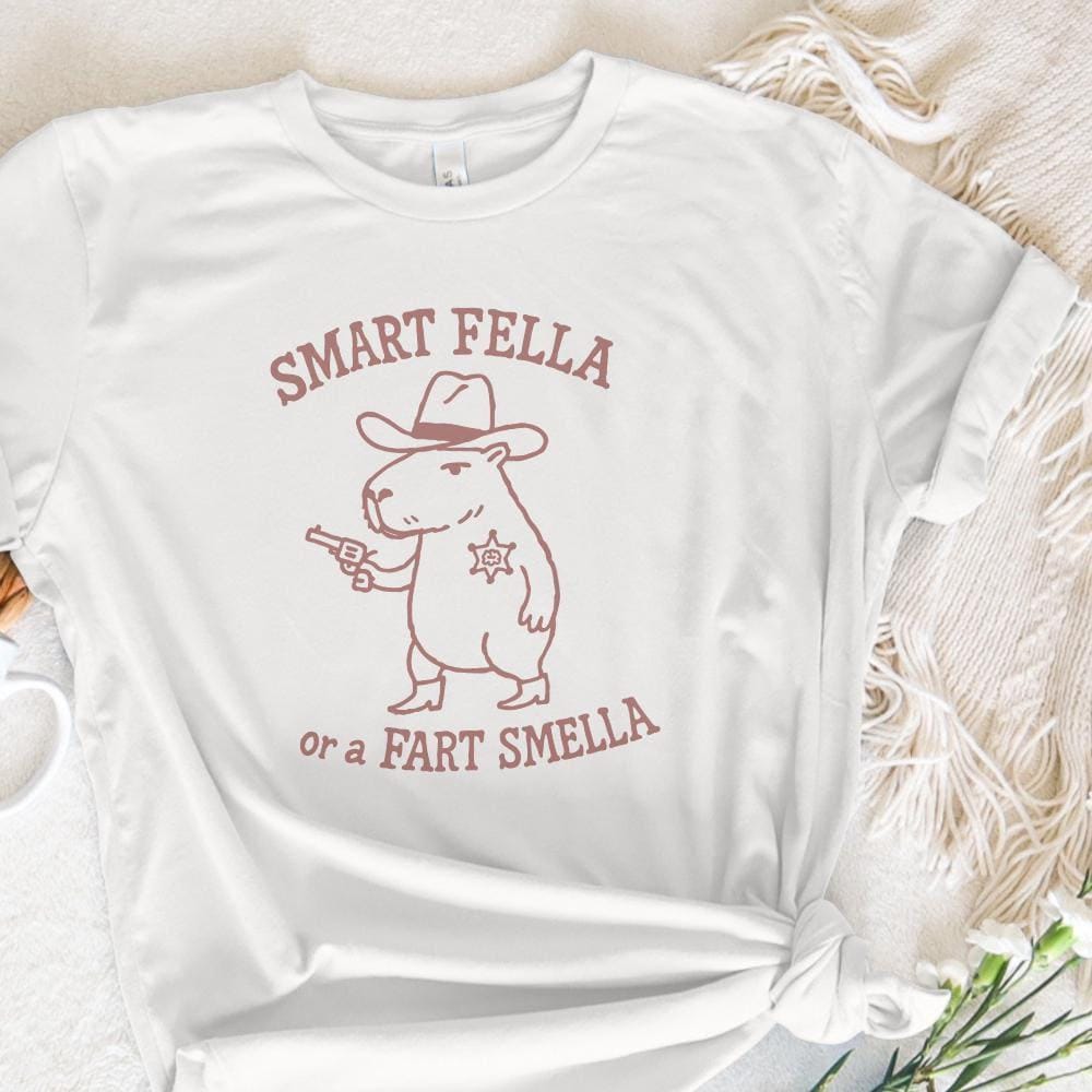 Smart Fella Or A Fart Smella PNG, Funny Western Sheriff Clipart - 300 DPI