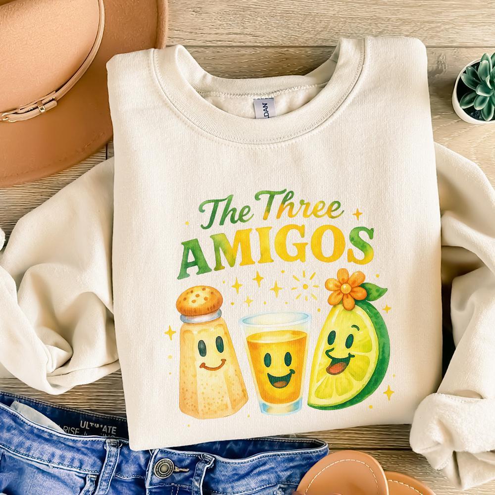 The Three Amigos PNG, Salt Lime Tequila Digital Art File - 300 DPI Design