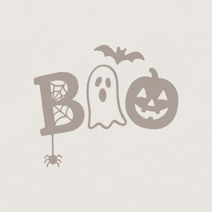 Boo Ghost Pumpkin Cute Halloween Shirt PNG, Retro Fall Spider Bat PNG