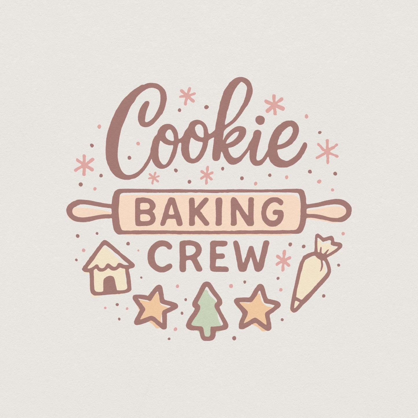 Cookie Baking Crew PNG • Holiday Baking Shirt PNG Christmas Cookie Baking