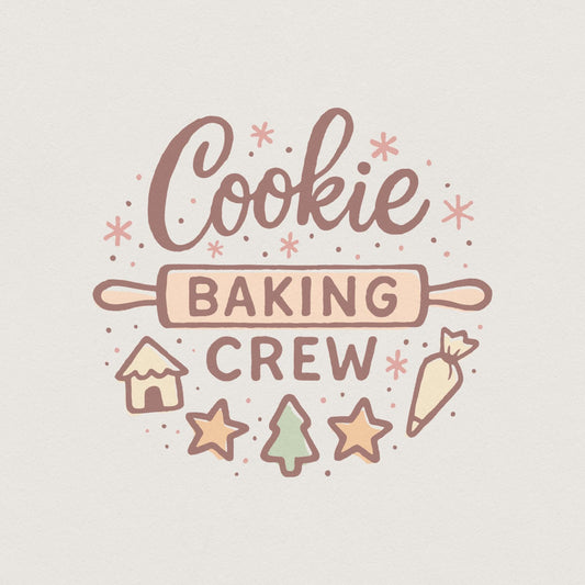 Cookie Baking Crew PNG • Holiday Baking Shirt PNG Christmas Cookie Baking