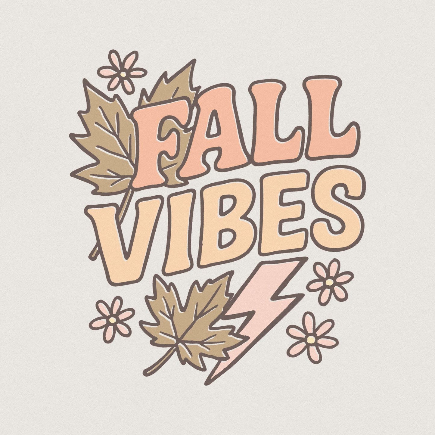 Fall Vibes PNG, Retro Autumn Shirt - 300 DPI Design for T-Shirt