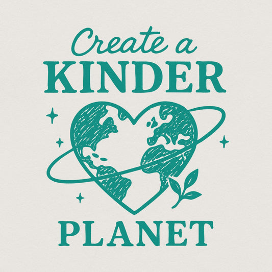Create a Kinder Planet PNG, Eco Earth PNG - 300 DPI Design for T-Shirt