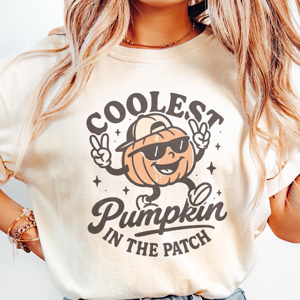 Coolest Pumpkin In The Patch PNG, Pumpkin Patch Crew - 300 DPI Design for