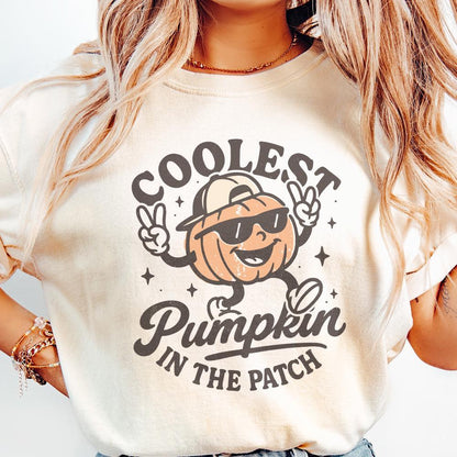 Coolest Pumpkin In The Patch PNG, Pumpkin Patch Crew - 300 DPI Design for